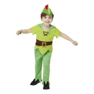 Spartys Deluxe Lost Boy Kids Costume Green