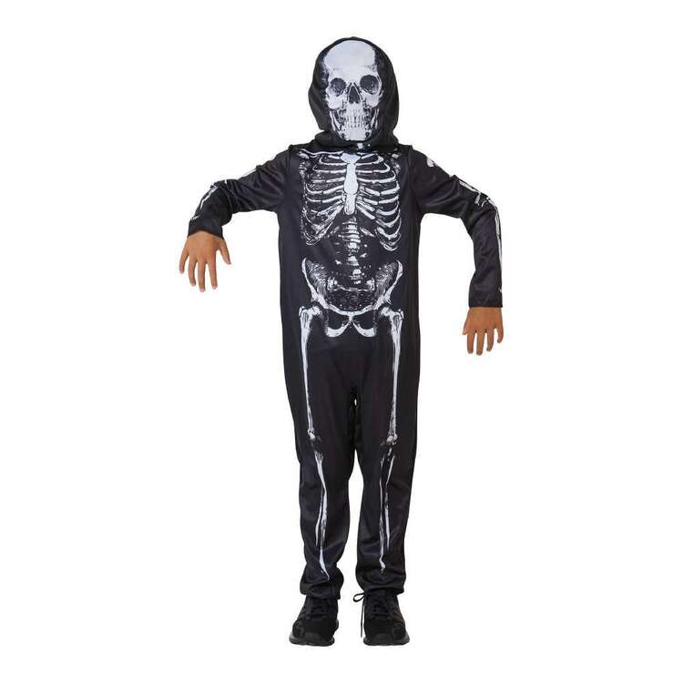 Spooky Hollow Kids Skeleton Jumpsuit Black & White