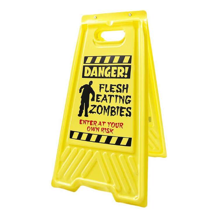 Spooky Hollow Danger Sign