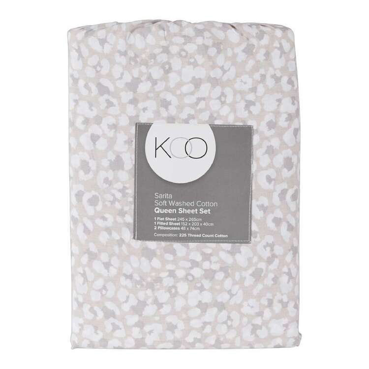 KOO Sarita Soft Washed Cotton Sheet Set