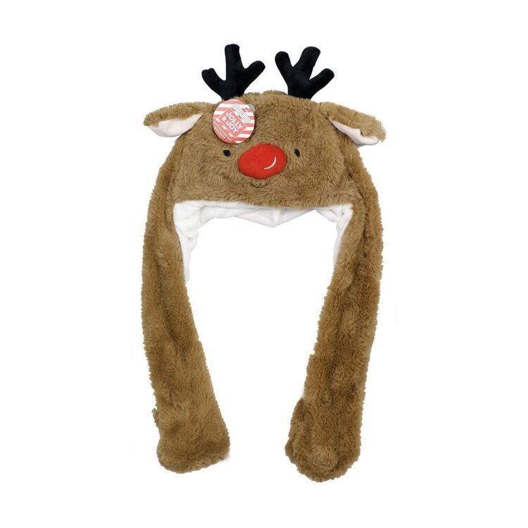 Jolly & Joy Reindeer Moving Ears Hat