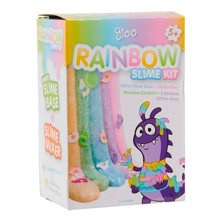 Gloo Rainbow Slime Kit Multicoloured