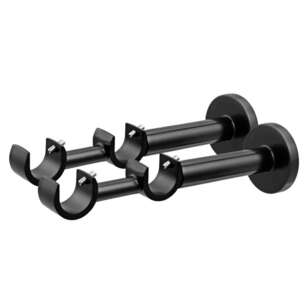 Caprice 19/22 mm Stamford Double Brackets 2 Pack Black