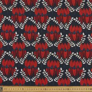 Jocelyn Proust Sturt's Desert 150 cm Decorator Fabric Navy 150 cm