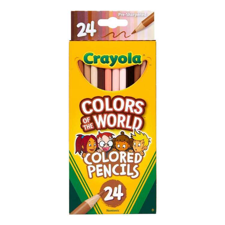 Crayola Colours Of The World 24 Coloured Pencils