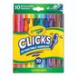 Crayola Clicks Retractable 10 Pack Markers Multicoloured