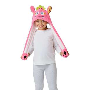 Spartys Pink Monster Moving Ears Hat Pink