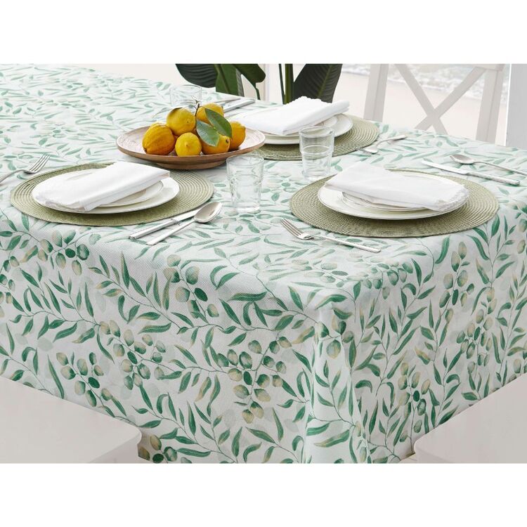 Living Space Eucha Flannel Back Tablecloth
