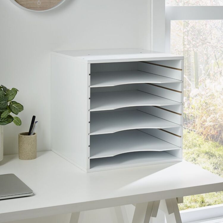 Stack Cube Storage Francheville Stack Modular Cube With 4 Inserts White | Spotlight Australia