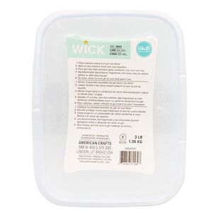 We R Memory Keepers Wick Candle Gel Wax Clear 1.3 kg