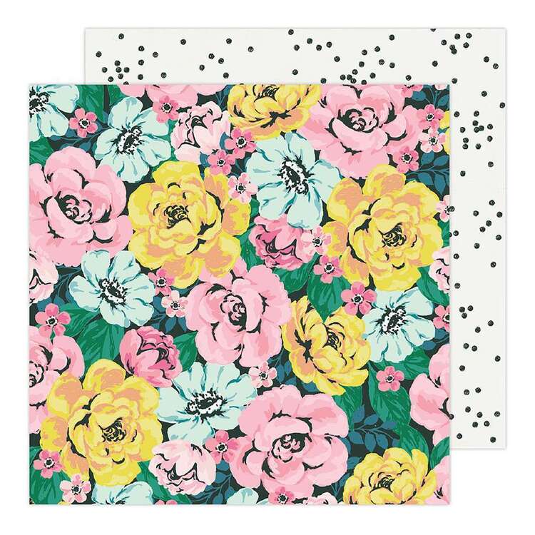 American Crafts 12 x 12 in Bold Floral Paper Bold Floral 12 x 12 in