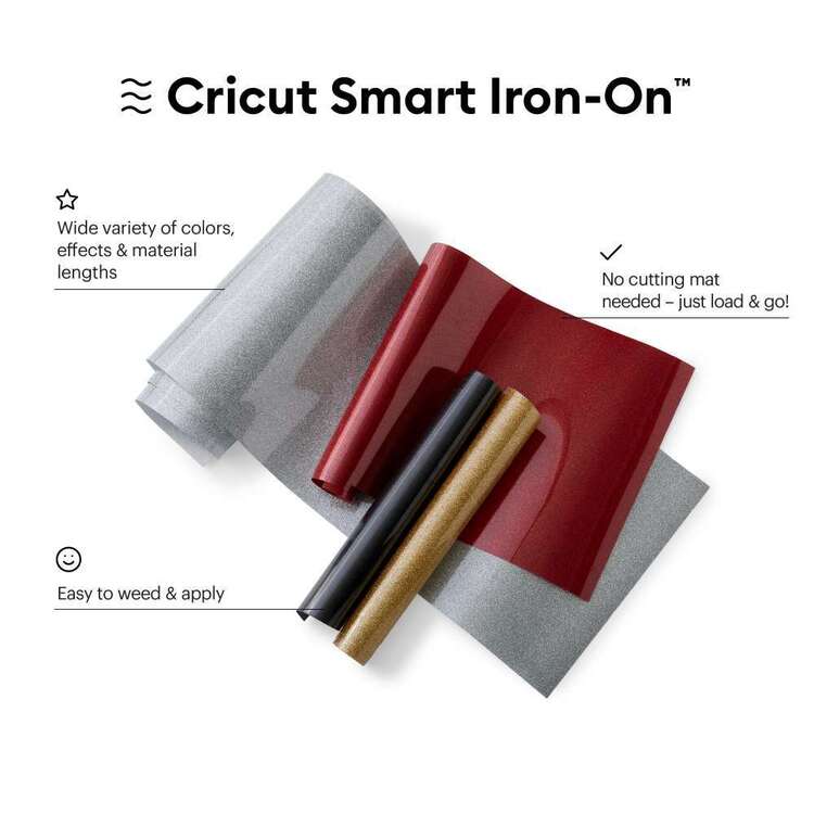 Cricut 13 x 36 in Smart Iron-On Glitter Gold 13 x 36 in