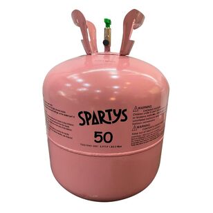 Spartys Helium Balloon Tank 50 Kit Pink