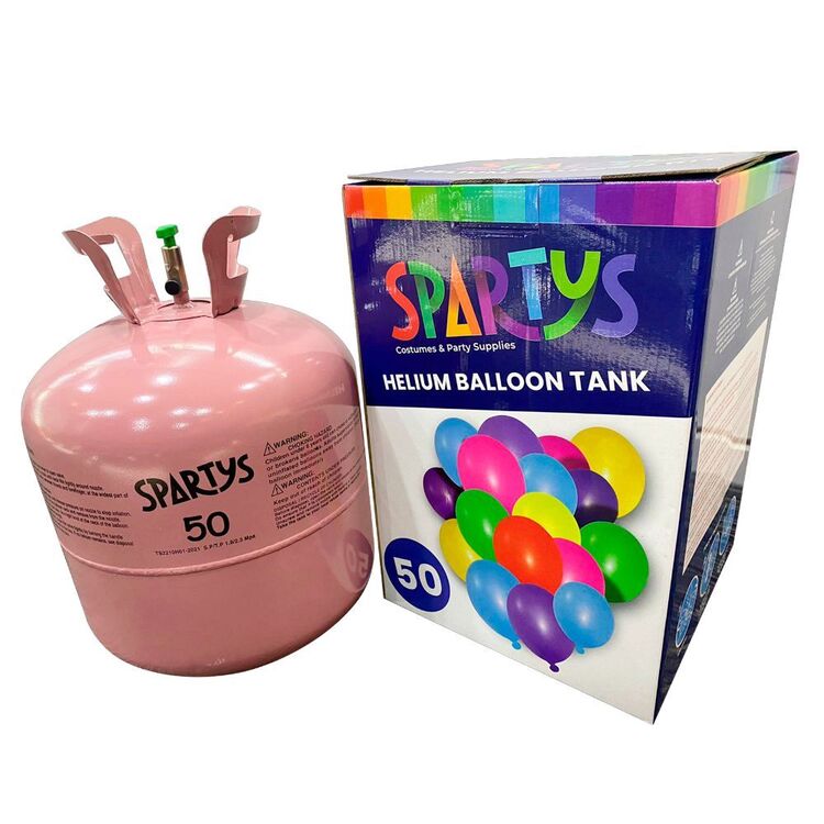 Spartys Helium Balloon Tank 50 Kit