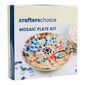 Crafters Choice Craft Mosaic Plate Kit Multicoloured