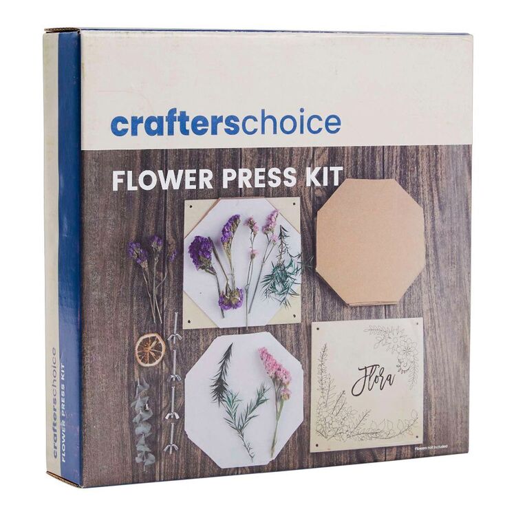 Crafters Choice Craft Flower Press Kit Natural