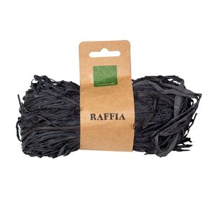 Shamrock Craft Raffia Black Pollot Black 50 g