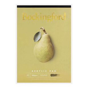 Bockingford Acrylic Pad A3  White