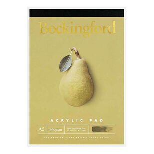 Bockingford Acrylic Pad A5 White
