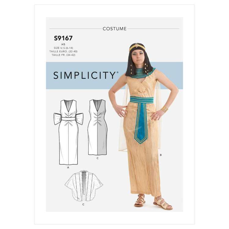 Simplicity Sewing Pattern S9167 Misses' Costumes