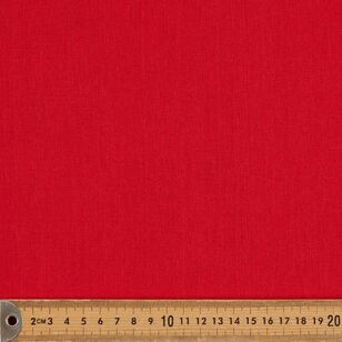 Ready Red 120 cm Multipurpose Cotton Fabric Red 120 cm