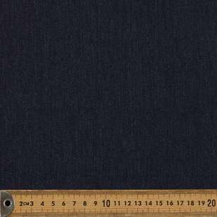 Plain 145 cm Ringspun Stretch Denim Fabric Indigo 145 cm
