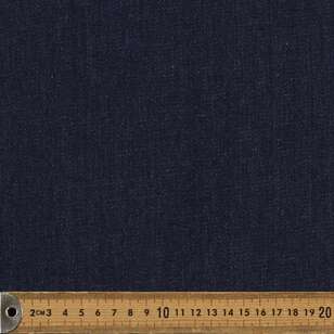Plain 160 cm Rigid Ringspun Denim Fabric Indigo 160 cm