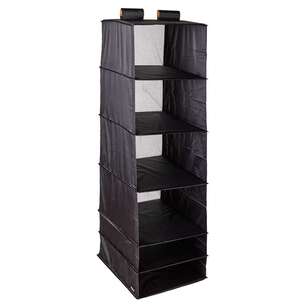 Boxsweden Kloset 6 Shelf Storage Black 45 x 34 x 125 cm
