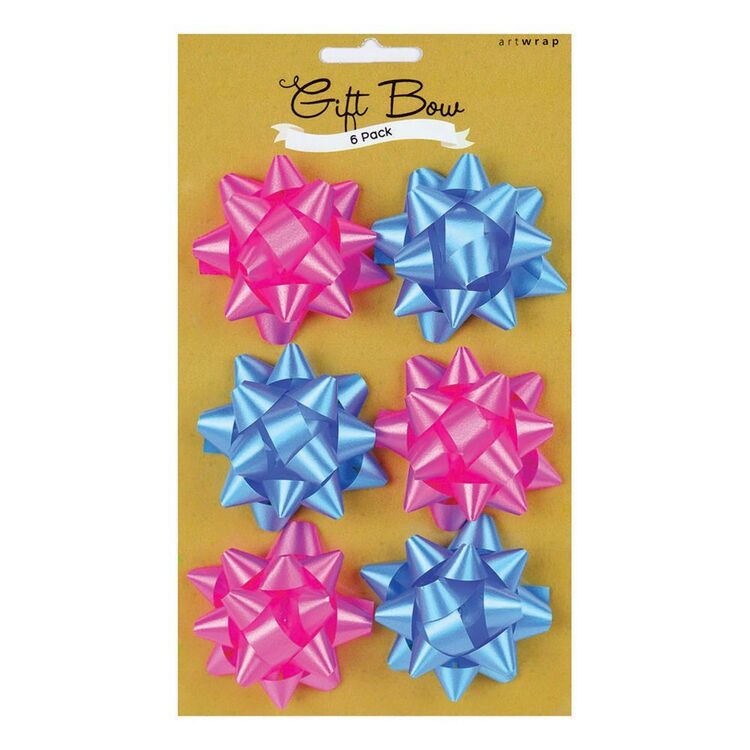 Artwrap Mini Bright Star Bows 6 Pack
