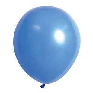 Artwrap Latex Balloon 20 Pack Blue 25 cm