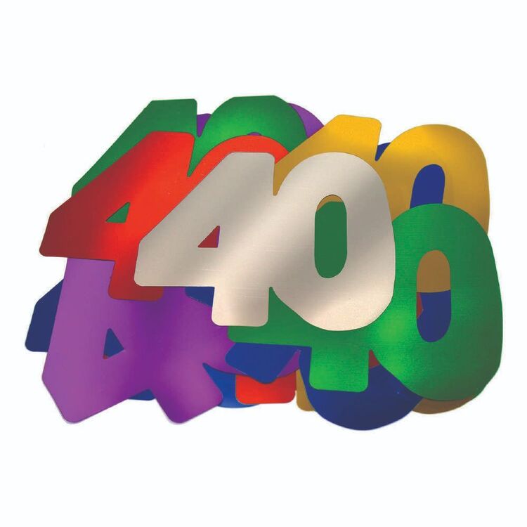 Artwrap 40th Birthday Giant Confetti Multicoloured