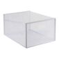 Living Space Large Collapsible Shoe Box Clear 27 x 36 x 19 cm