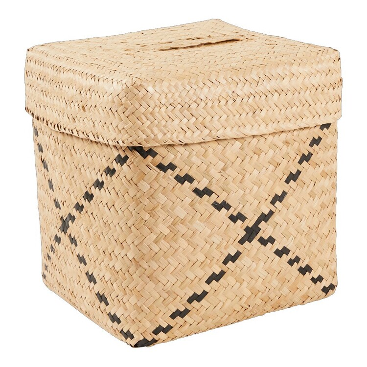 Living Space Small Seagrass Box With Lid