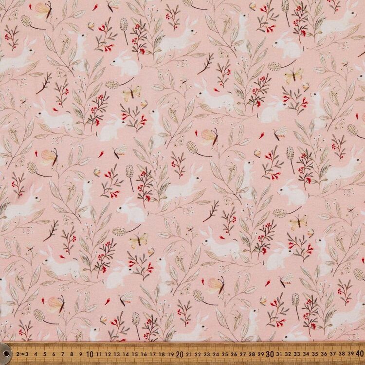 Katherine Quinn Bunnies Printed 112 cm Organic Cotton Jersey Fabric