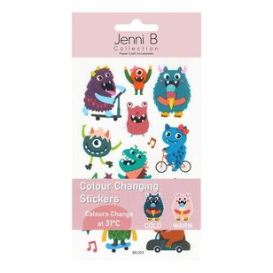 Jenni B Monster Colour Change Sticker Monsters