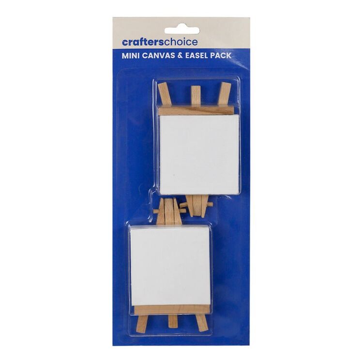 Crafter's Choice Mini Canvas With Easel 2 Pack