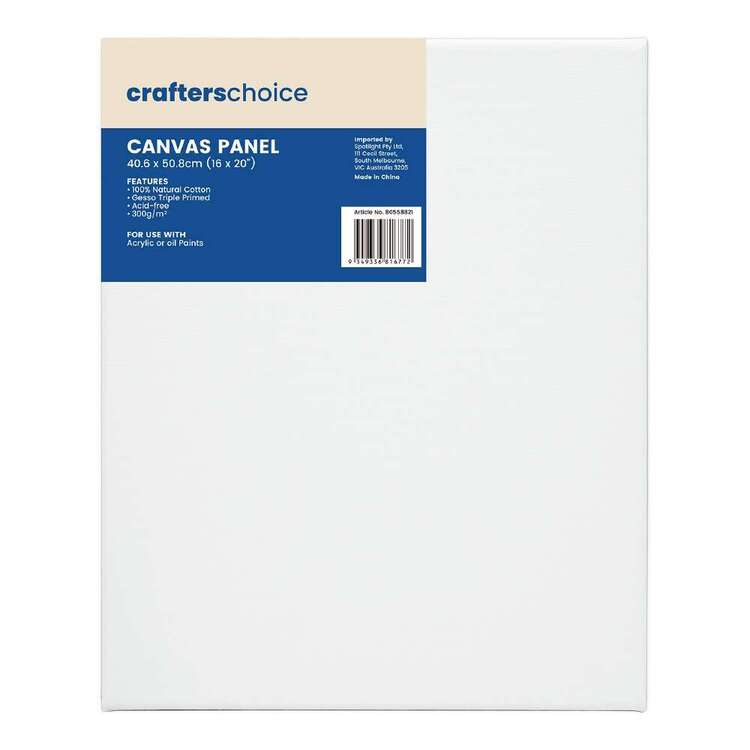 Crafters Choice Canvas Panel White