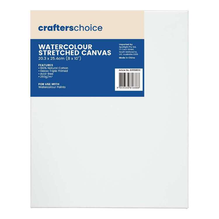 Crafters Choice Watercolour Stretched Canvas