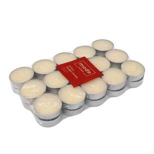Mode French Vanilla 4 Hour Tealight Candles 30 Pack Ivory
