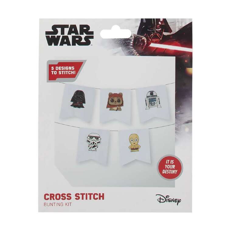 Star Wars Cross Stitch Bunting Kit