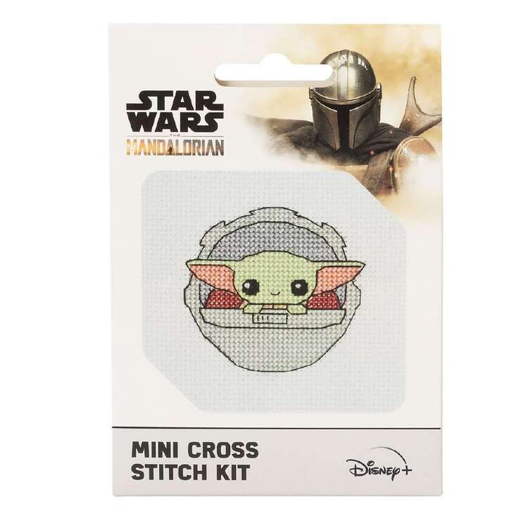 Star Wars Grogu Pod Mini Cross Stitch Kit