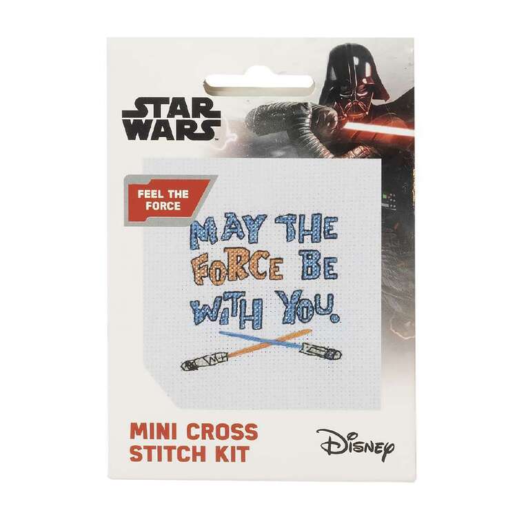 Star Wars The Force Mini Cross Stitch Kit