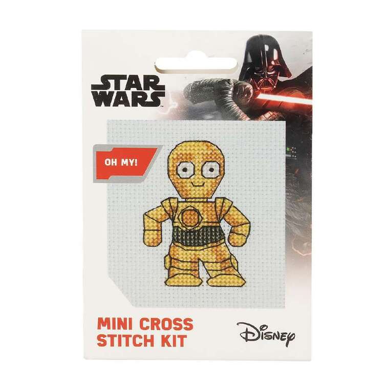 Star Wars C3-PO Mini Cross Stitch Kit
