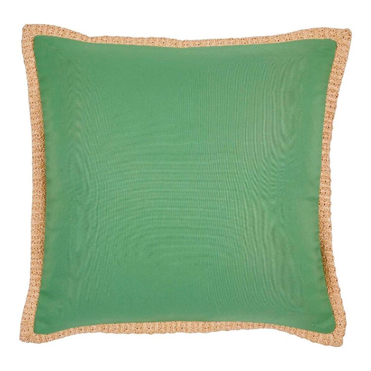 KOO Inside Out Bondi Plain Dye Cushion Cover Moss 45 x 45 cm