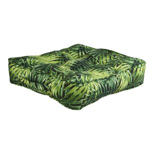 Tropics Outdoor Floor Cushion Black 50 x 50 x 12 cm