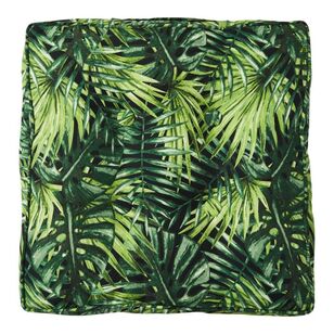 Tropics Outdoor Floor Cushion Black 50 x 50 x 12 cm