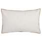 Bouclair Coastal Retreat Arlo Lumbar Cushion Vanilla 33.5 x 56 cm