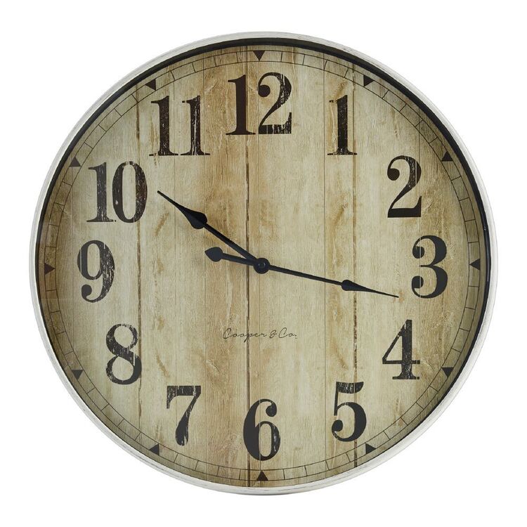 Cooper & Co 50 cm Wood Look Clock