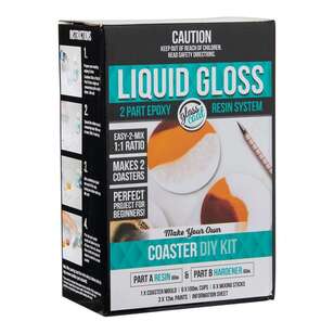 Glass Coat Resin Liquid Glass Coaster Making Kit