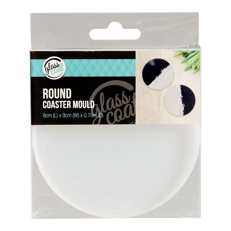 Glass Coat Round Coaster Resin Mould